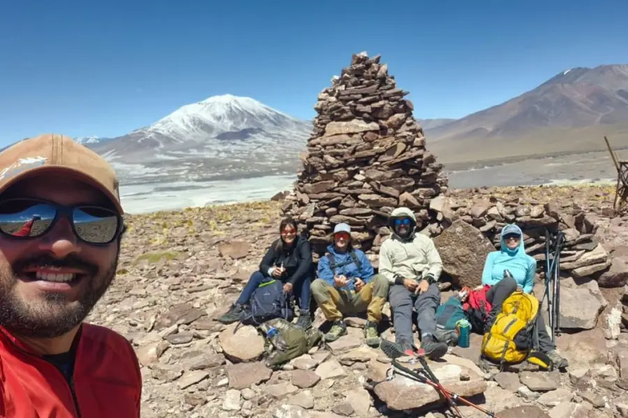 Cuatro tucumanos hicieron cumbre en el volcán activo más alto del mundo