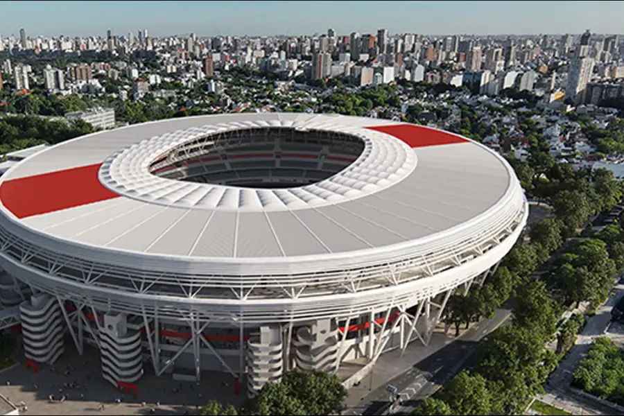 OBRA EMBLEMÁTICA. El proyecto del techado avanza como parte del plan de modernización que impulsa la dirigencia para potenciar la casa millonaria.