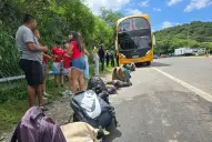 Controles exhaustivos en Catamarca: así revisan los colectivos de Tucumán Central rumbo a la final