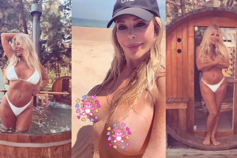 A los 73 años, Graciela Alfano sorprendió al visitar una playa nudista en Punta del Este