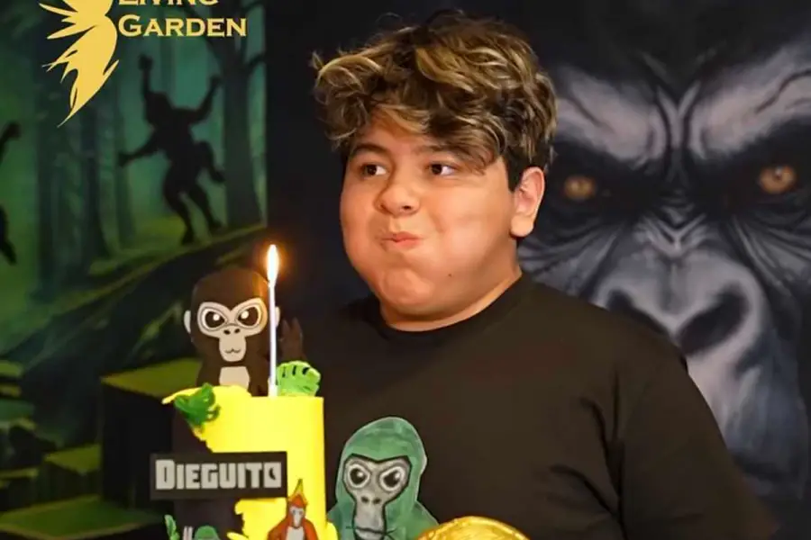 Dieguito Fernando Maradona tuvo un cumpleaños con la temática de un videojuego.