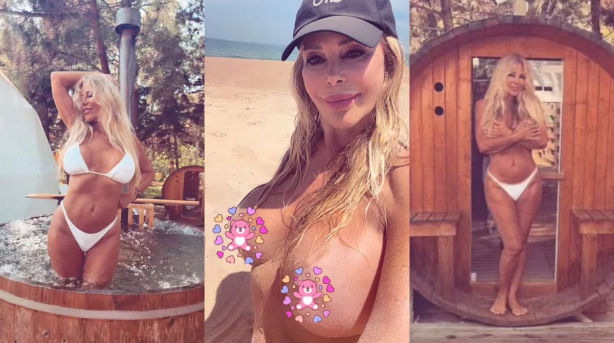 A los 73 años, Graciela Alfano sorprendió al visitar una playa nudista en Punta del Este