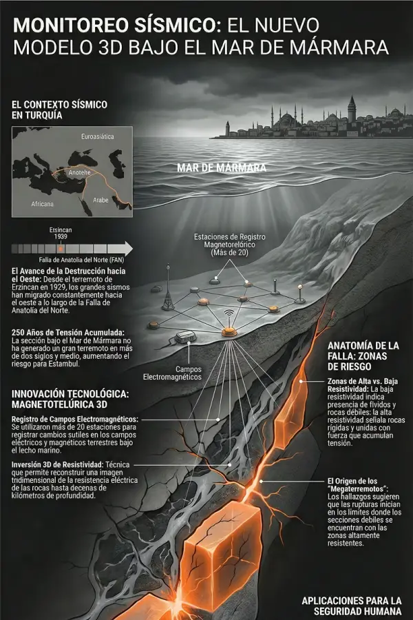 Un mapa 3D revela la falla geológica que podría provocar un sismo de magnitud 7 tras 250 años de inactividad: ¿dónde se encuentra?