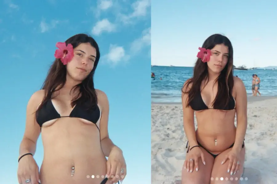 Así luce hoy Valentina, la hija de Mario Pergolini, que marca tendencia con su microbikini en las playas de Brasil