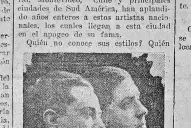 Recuerdos fotográficos: 1919. La única actuación de Gardel en Tucumán