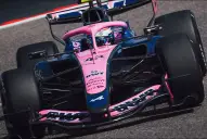 Franco Colapinto terminó séptimo en la primera tanda de su último día de pretemporada con Alpine