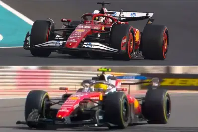 Ferrari sorprendió en la Fórmula 1 con un alerón trasero que gira 180 grados