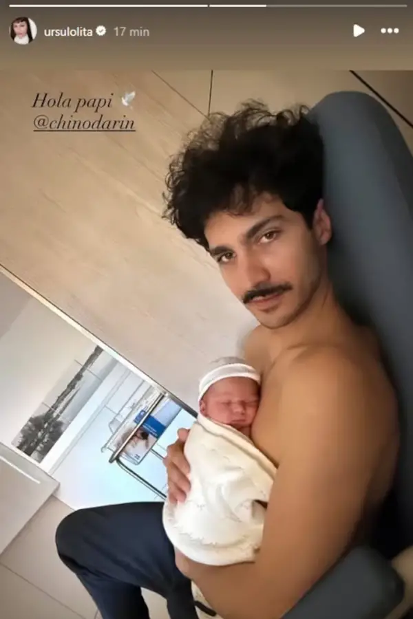 El Chino Darín feliz con el nacimiento de su primer hijo, Dante