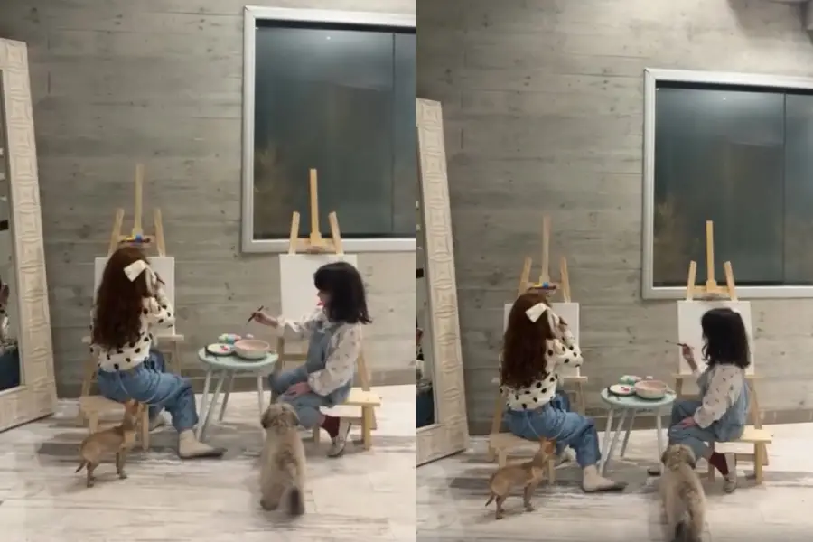 Así es el moderno cuarto de juegos que La Joaqui diseñó para sus hijas