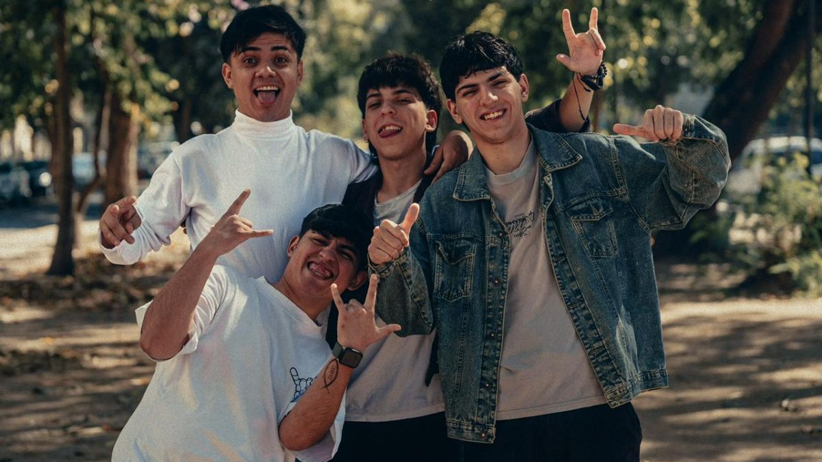 LA BANDA. Cuatro amigos: Juan, Lucas, Camilo y Mateo; un proyecto y una ciudad que empieza a quedar chica. / CORTESÍA KID'S