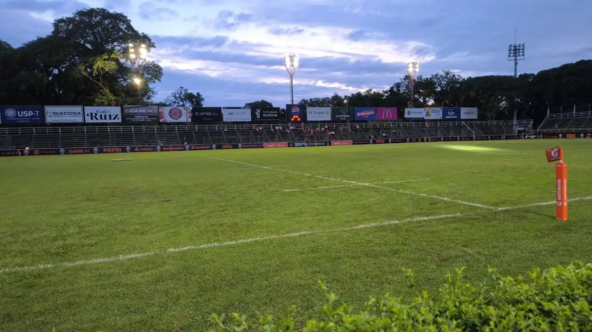 Así luce el campo de juego