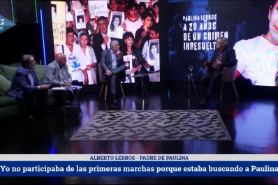 Alberto Lebbos: “Hace 20 años que sé quién mató a Paulina y el Estado lo protege”