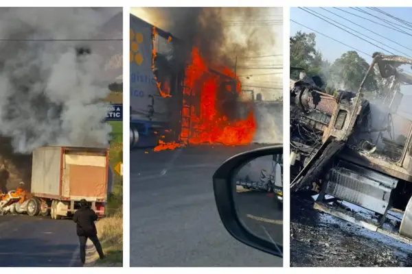México: impactantes imágenes de los ataques del Cártel Jalisco Nueva Generación tras la muerte del capo narco “El Mencho”
