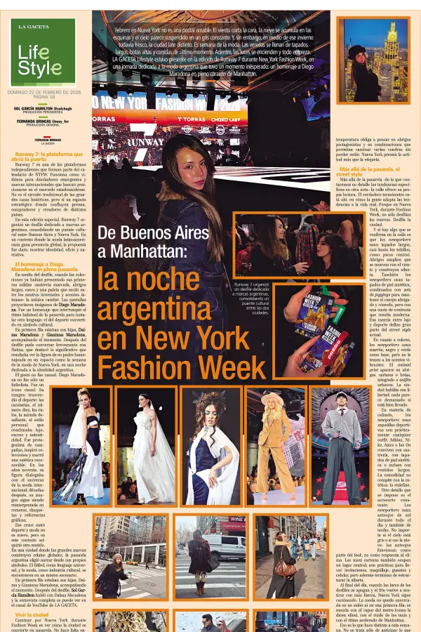 De Buenos Aires a Manhattan: la noche argentina en New York Fashion Week