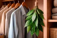 El truco del laurel en el placard: por qué deberías colgar una rama