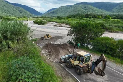 Tormentas en Tucumán: evacuaron a familias en San Pedro de Colalao y en el río Lules se dañaron las defensas