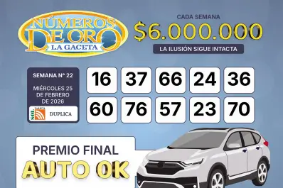 Los Números de Oro de LA GACETA del 25 de febrero de 2026