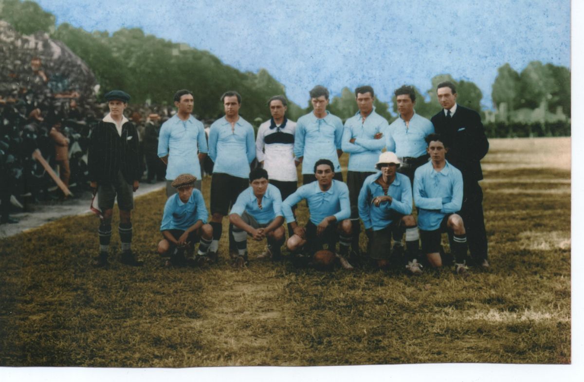 LA CELESTE. Alineación de Belgrano en 1921
