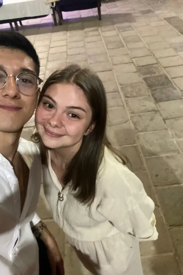 UNA GRAN AMISTAD. Nicolás Gramajo hizo que Charlene se sintiera como en su casa. 