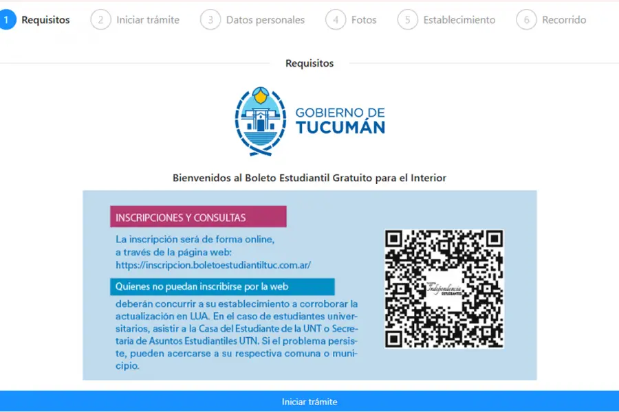 PASO A PASO. El sistema ya recibe solicitudes para el nuevo ciclo lectivo. / BEI