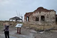Pueblos fantasmas: Villa Epecuén se fue cubriendo de agua lenta y paulatinamente