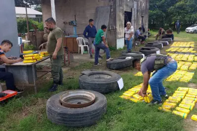 Salta: seis hombres irán a juicio por transportar y almacenar 425 kilos de cocaína ocultos en neumáticos de camión