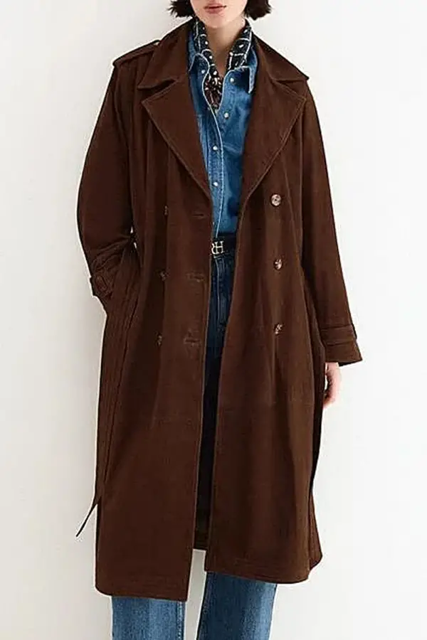 Las infaltables chaquetas chocolate que están convirtiéndose en una tendencia para otoño