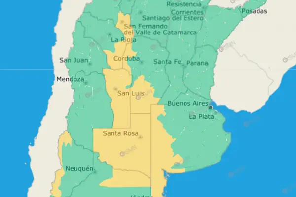 Las alertas meteorológicas por vientos y tormentas avanzarán hacia principios de la semana