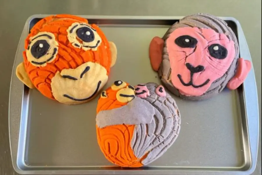 DESDE MÉXICO. Una panadería replicó la tierna imagen en harina. 