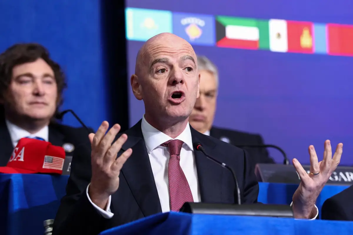 ESPERANZA. Infantino confía en que el Mundial 2026 se desarrollará en paz.