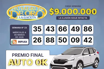 Los Números de Oro de LA GACETA del 4 de marzo de 2026