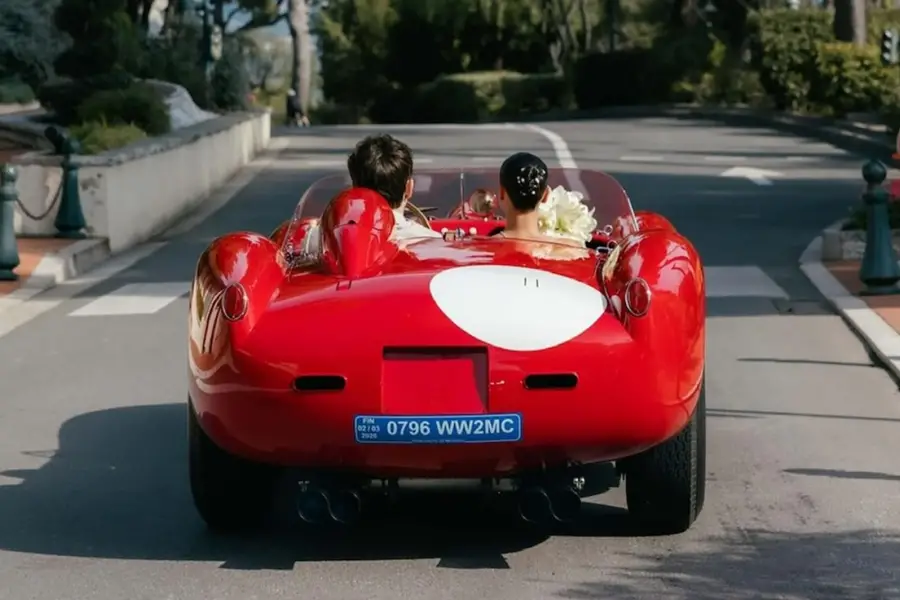 El álbum de fotos y los detalles del casamiento del piloto de F-1 Charles Leclerc y Alexandra Saint Mleux