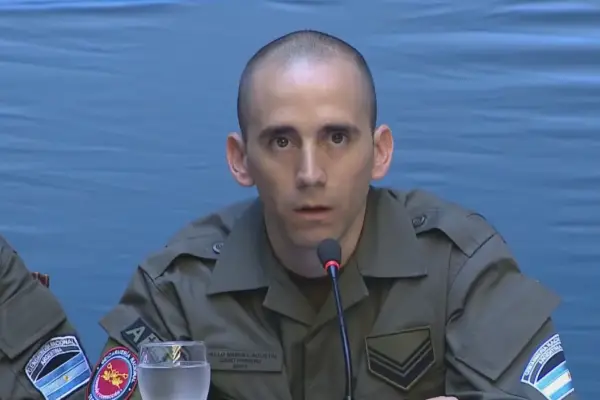 “No quiero contar las atrocidades que hicieron”: las frases más impactantes de la conferencia del gendarme Nahuel Gallo