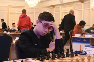 Faustino Oro perdió en Rusia y no pudo convertirse en el Gran Maestro más joven de la historia