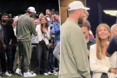 Travis Kelce fue visto con la nieta de Trump, uno de los principales enemigos de Taylor Swift