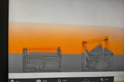 El scaner fue clave para detectar la droga. 