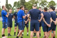 Falcioni completó su tercera práctica al frente de Atlético Tucumán e intensifica cargas para el debut