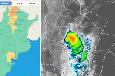 Hay alerta amarilla en medio país por tormentas fuertes y estas son las provincias más afectadas