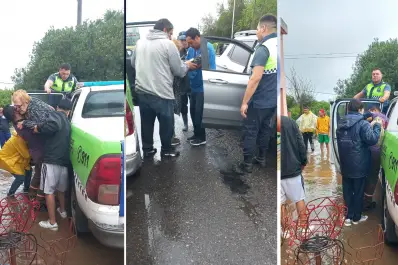 Temporal en el sur de Tucumán: evacúan familias por las lluvias