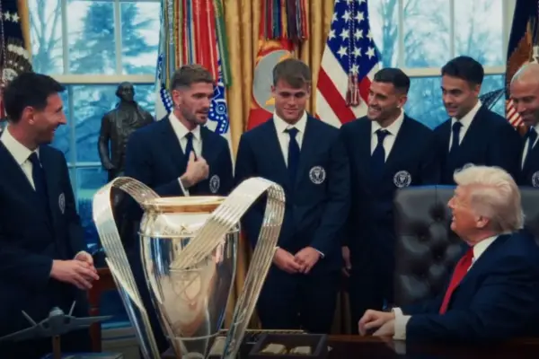 La Casa Blanca publicó un video con momentos inéditos del encuentro entre Messi y Trump