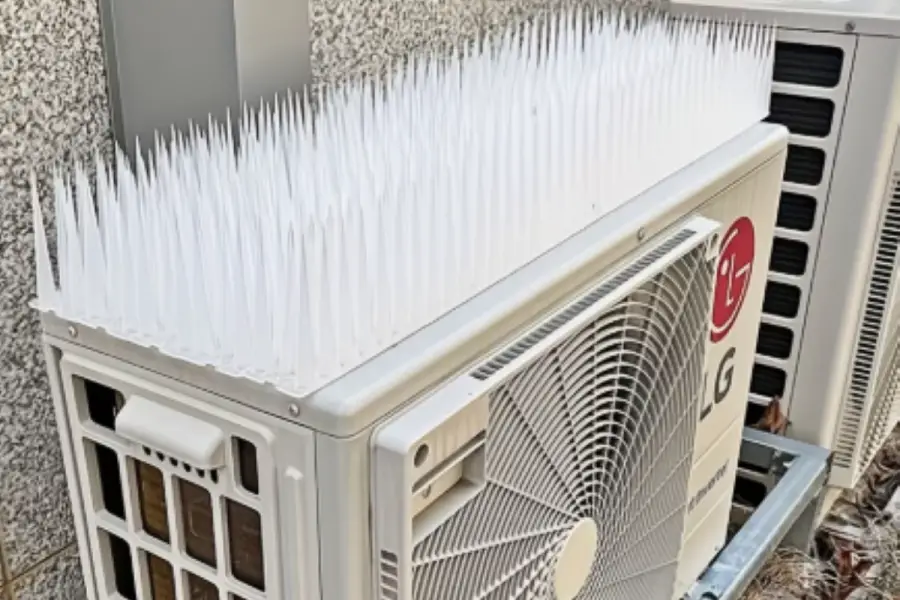 EVOLUCIONAN. Las púas antipájaros ahora también se fabrican en plástico flexible para que no herir a los animales.