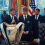 La Casa Blanca publicó un video con momentos inéditos del encuentro entre Messi y Trump