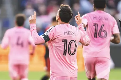 Lionel Messi quedó a un paso de los 900 goles en el triunfo de Inter Miami ante DC United