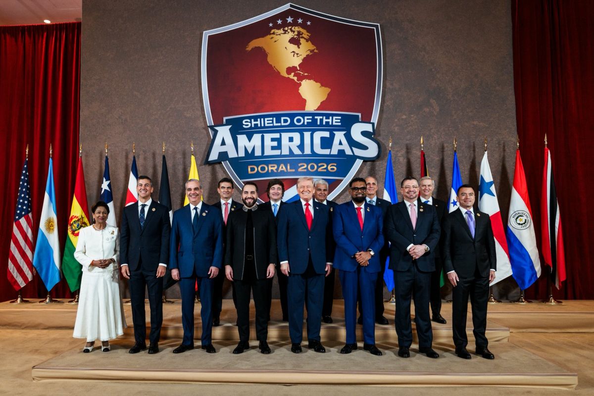 Con la presencia de Milei, Trump lanzó en Miami el Escudo de las Américas