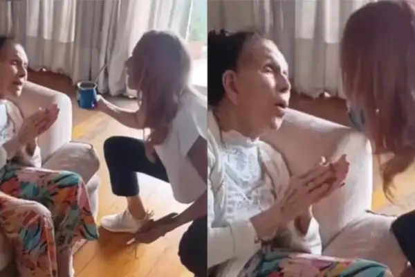 Iliana Calabró celebró el alta médica de su mamá con un especial video: Sus oraciones le han llegado