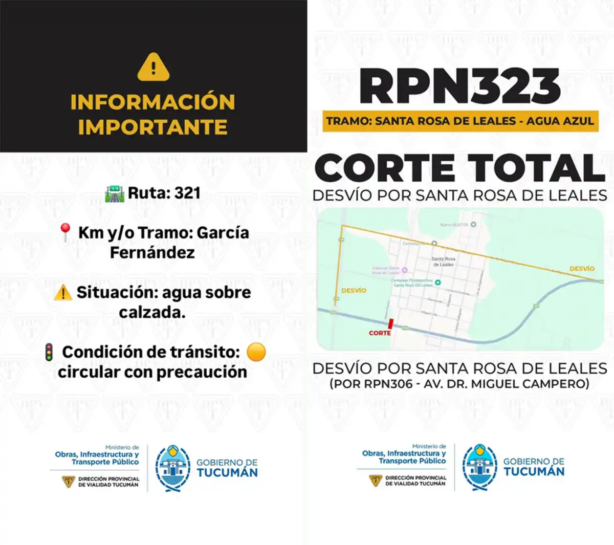 Las lluvias provocaron anegamientos y cortaron el tránsito en cinco rutas provinciales
