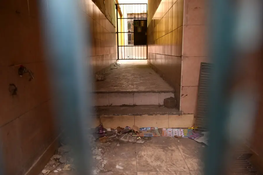 CIERRE. La escuela está en peligro de derrumbe desde 2022. LA GACETA/ Foto de María Silvia Granara.