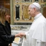 Entre 100 jóvenes líderes del mundo: una argentina se reunió con el Papa en Roma