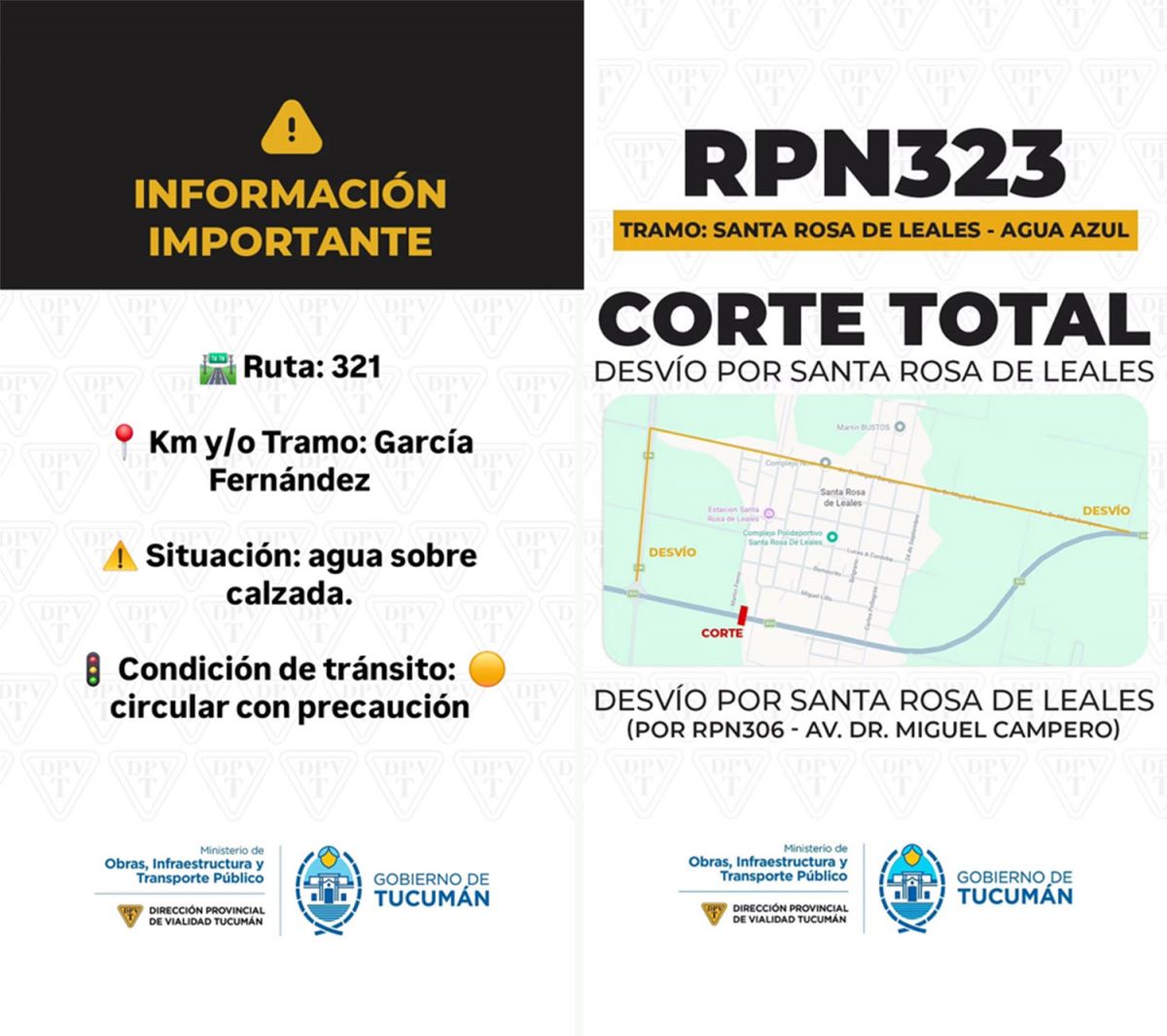 Las lluvias provocaron anegamientos y cortaron el tránsito en cinco rutas provinciales