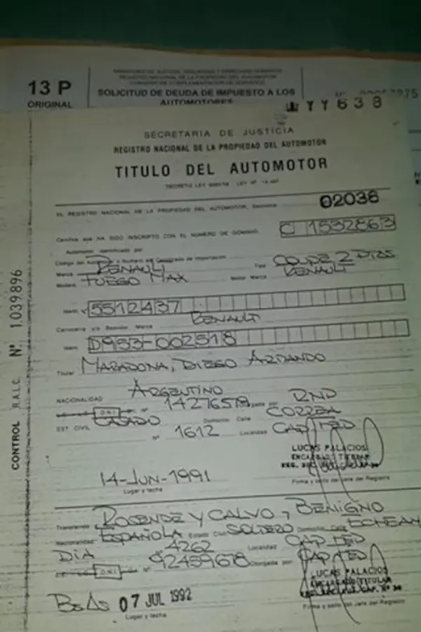 La mítica Renault Fuego de Diego Maradona está a la venta: la historia del auto que manejó el Diez y hoy vale una fortuna